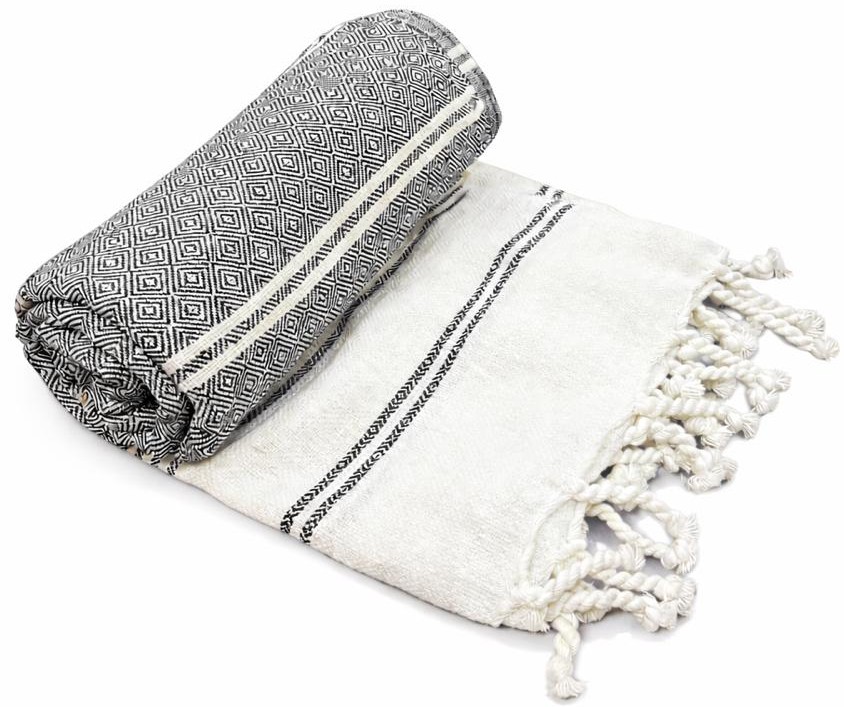 Aura Hammam Bath & Beach Towels – Lightweight, Soft & Quick-Dry Cotton Towels